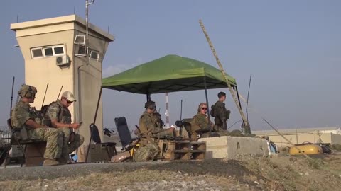 Combat Control Teams oversee the Kabul airport area