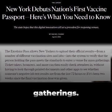 Excelsior Pass: New York's Social Credit System is HERE!