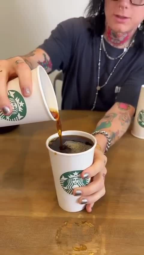 Starbucks scamming us with 3 same size cups