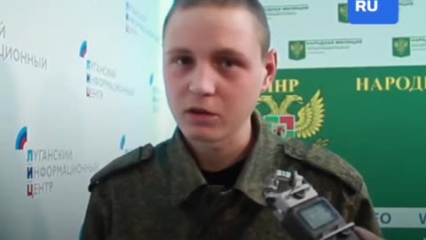 Russian soldier captive by the Ukrainian army told this