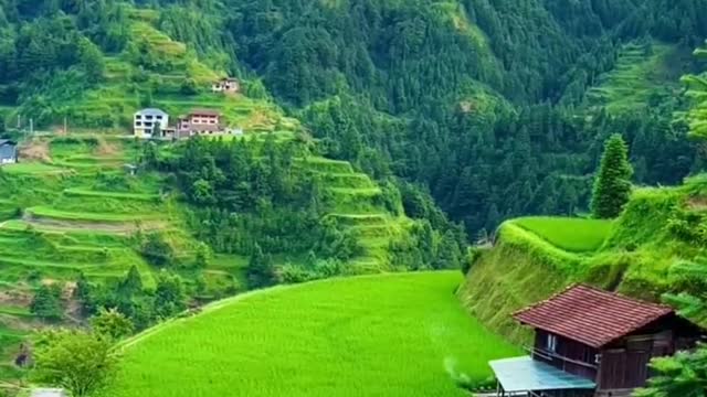 only the universe could create such a nature 😍.