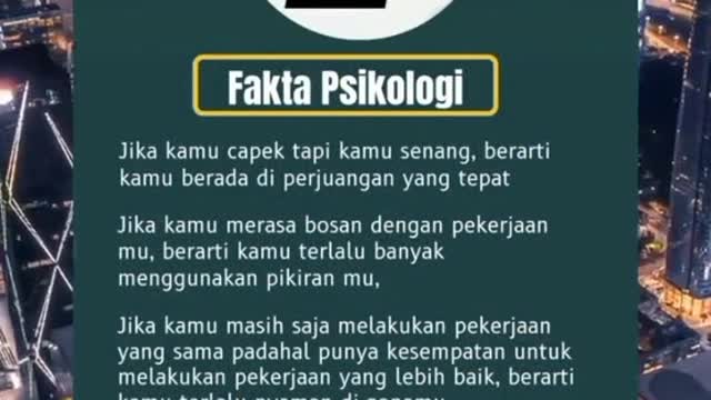 Fakta Psikologi