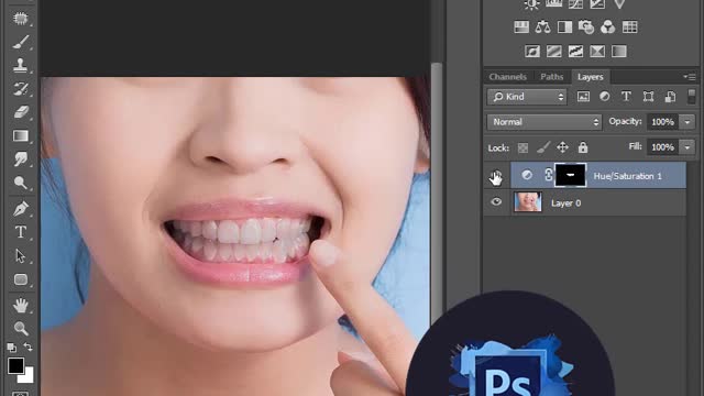 How To Whiten Yellow Teeth In Photoshop