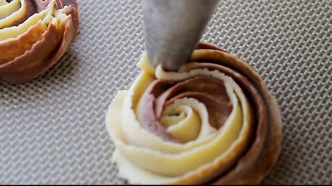 Chocolate Vanilla Danish Butter Cookies