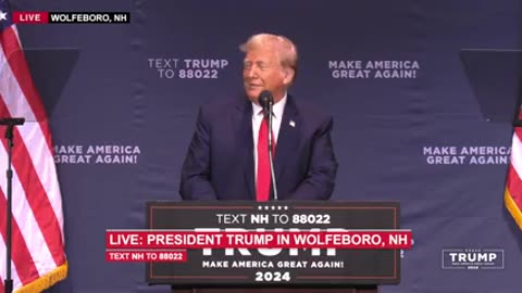 FULL SPEECH: President Donald J. Trump in Wolfeboro, New Hampshire‼️ 10/9/23