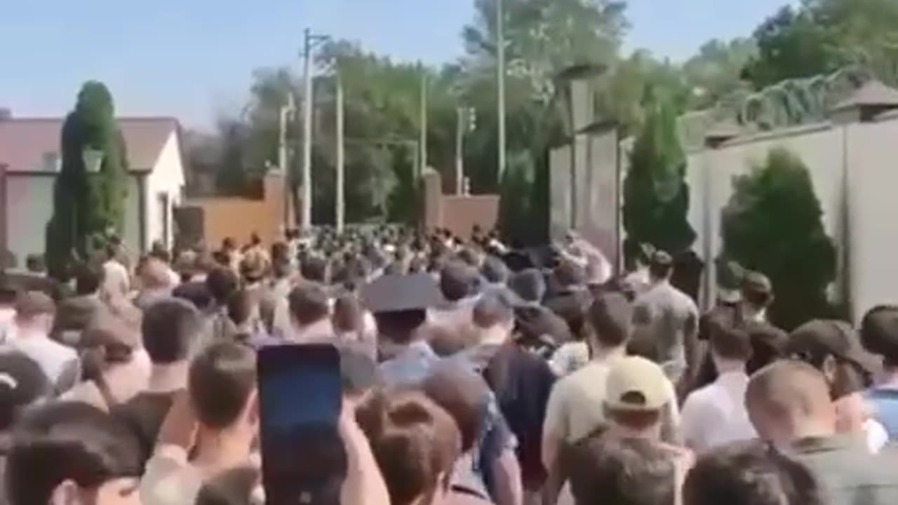 Enlistment office in the Republic of Chechnya after mobilization was announced.