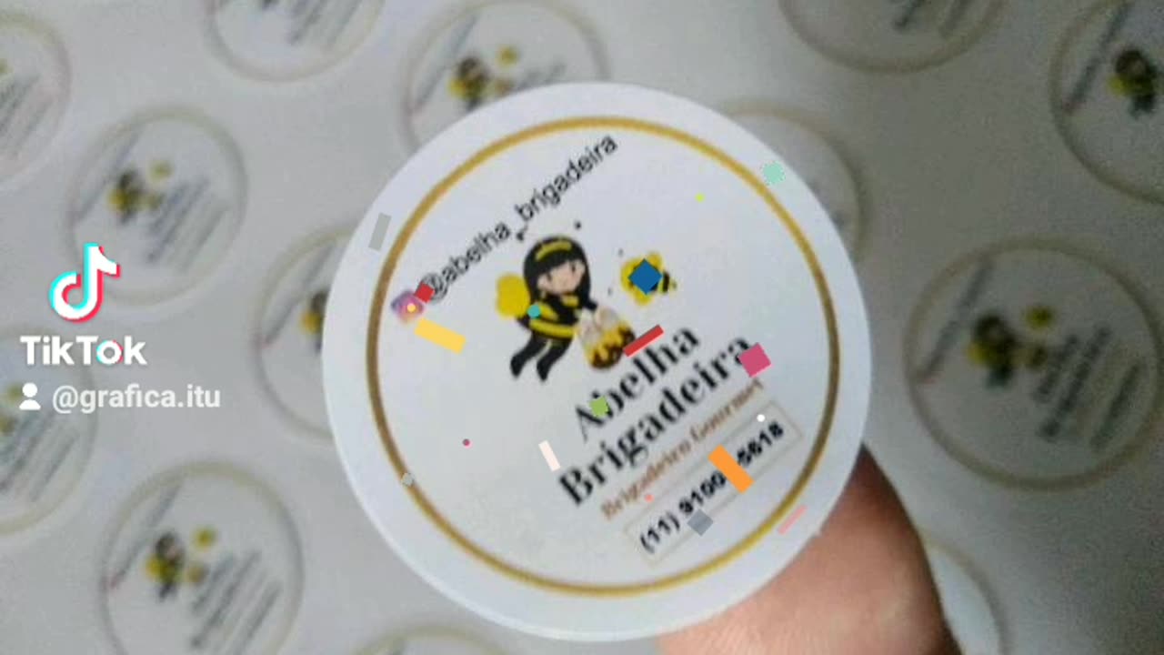 Etiquetas Adesivas para embalagem bolo de pote, stiker, stikers, adesivos