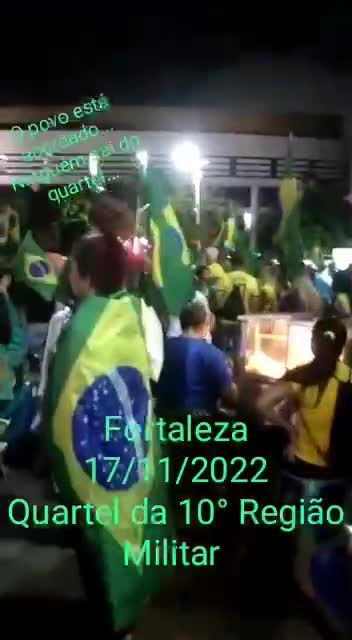 Protests in Fortaleza. BOLSONARO WON!