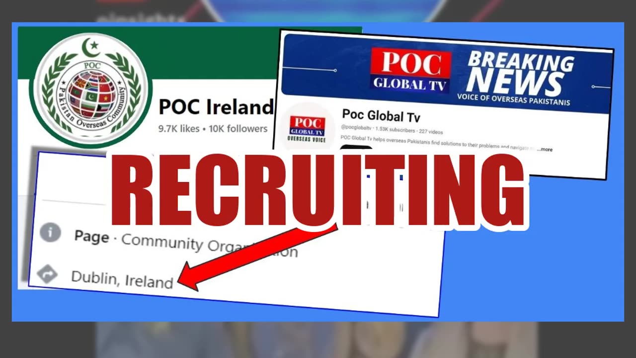 Fact Check: Irish Police Recruiting Video NOT On Pakistani TV -- Overseas Community Channels