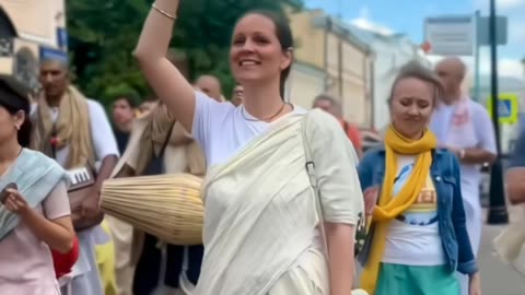 Harinam Sankirtan in Moscow, Russia June 2024