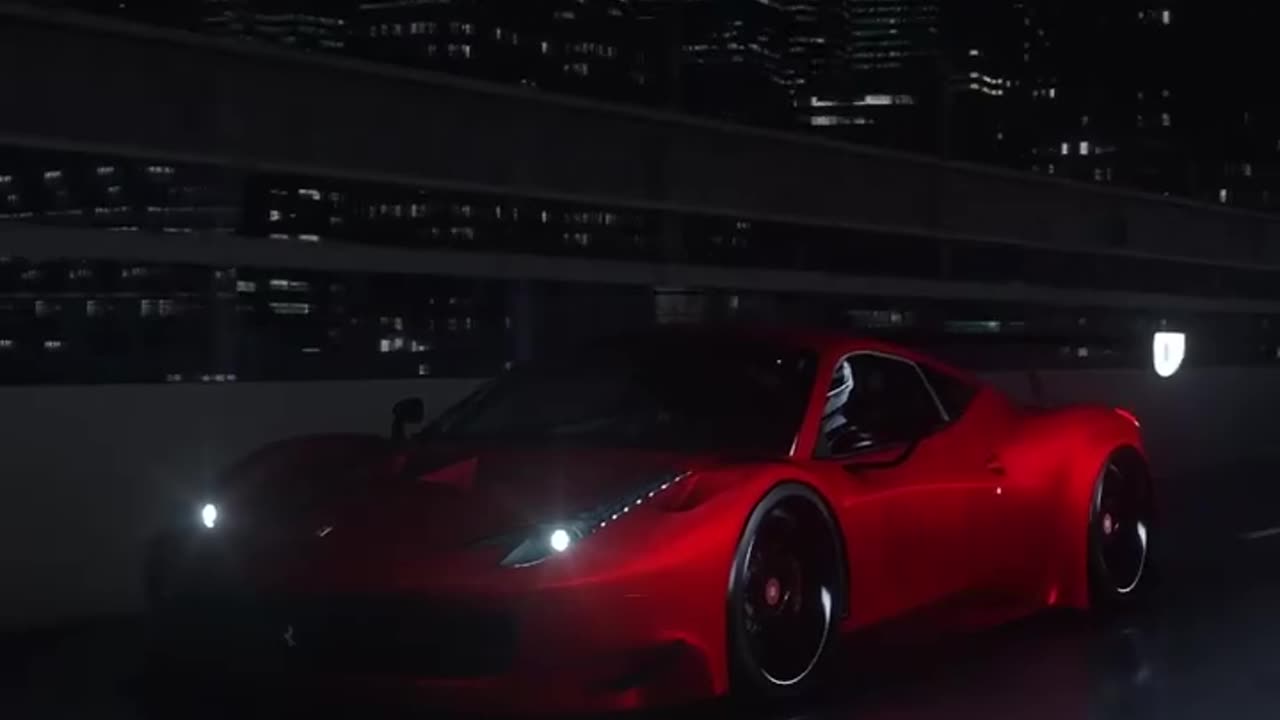 Ferarri 458 in red