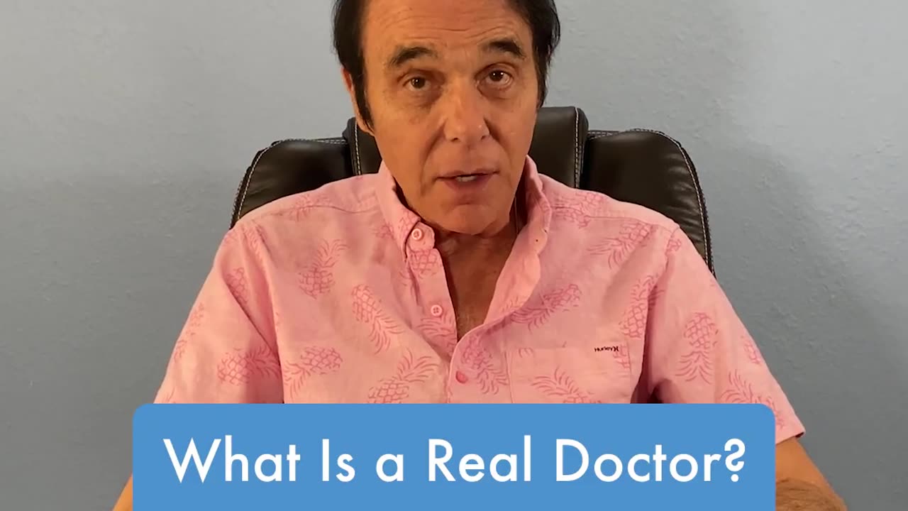 Are you a REAL doctor? YES...and let's talk about this.