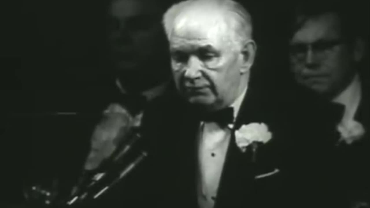 In 1974, Robert Welch gave a speech warning of the globalist plan to destroy America *2min
