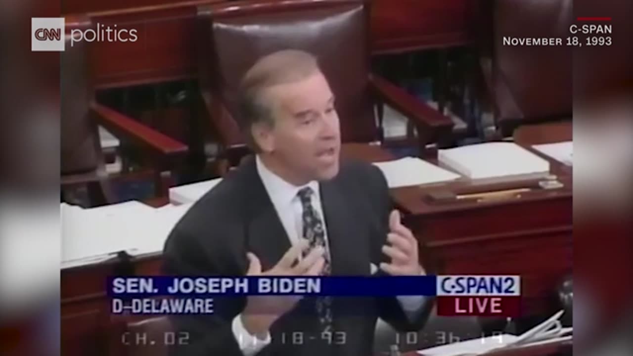 Nov 18, 1993 - Joe Biden "Tough on Crime" Speech