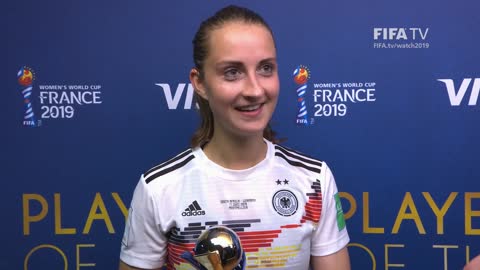 Sara Daebritz – Player of the Match – South Africa v Germany