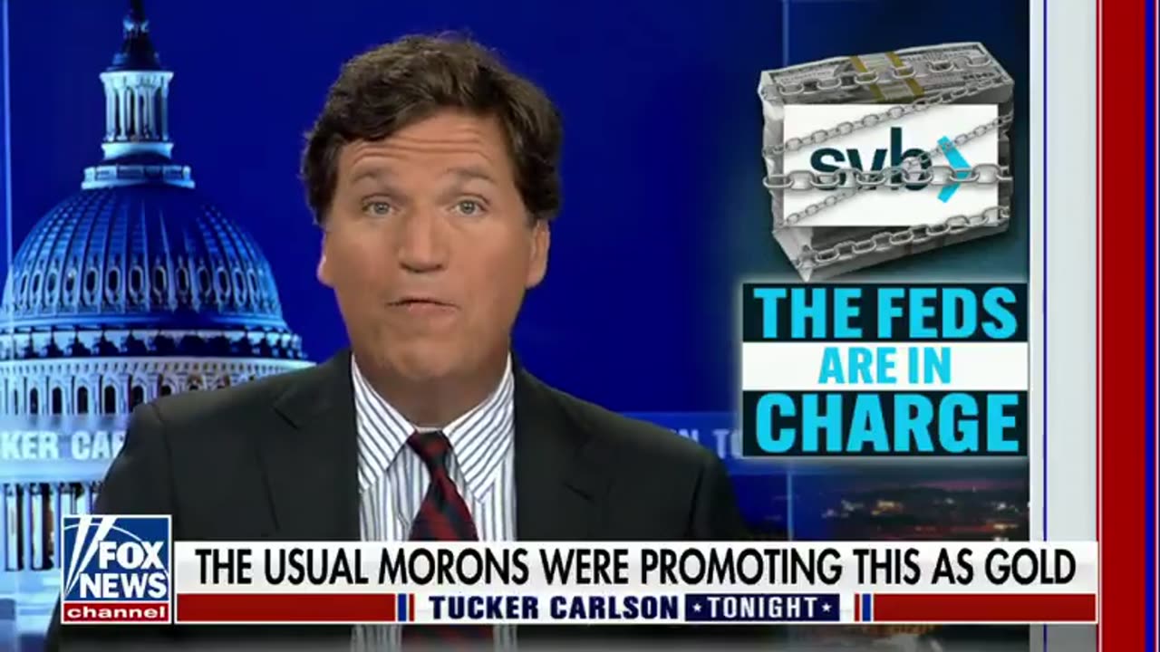 Tucker Carlson on the collapse of Silicon Valley Bank SVB