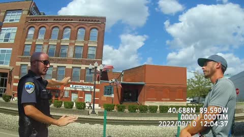 9/10/22, LEO interaction at Peoria Riverfront Farmer's Market