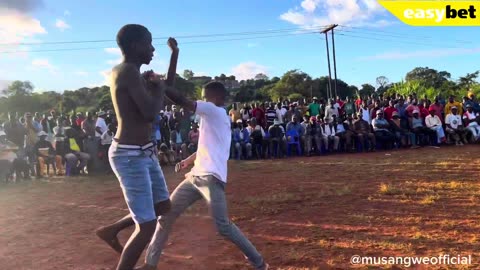 NO BACKING OFF _ MUSANGWE _ TRADITIONAL BARE KNUCKLE #boxing #euro2024 #cr7 #combatsport #ufc #mma