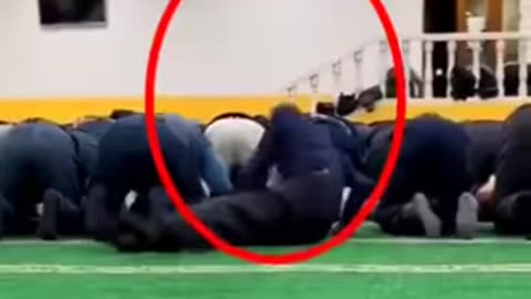 Disable boy performing namaz