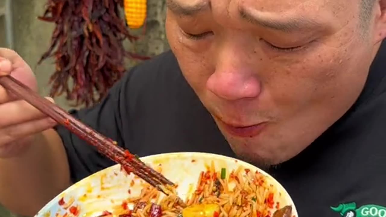 Eating Spicy Rice