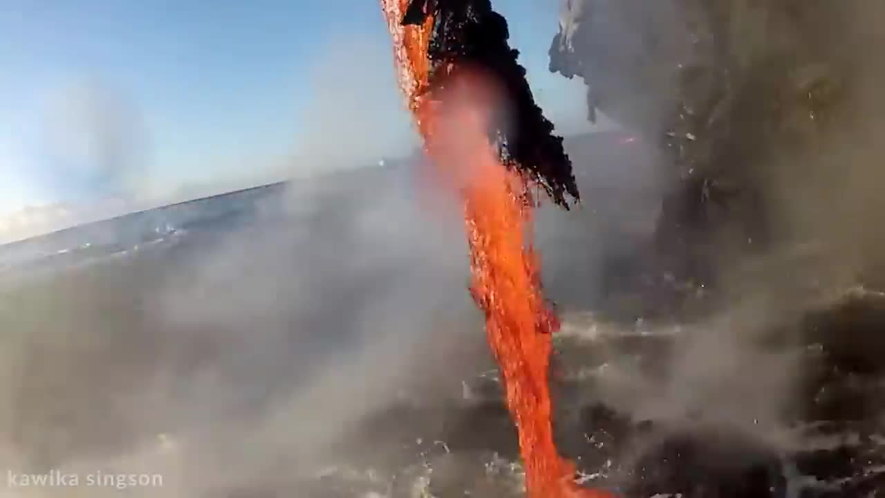 TOP 15 LAVA MEETING WATER Moments