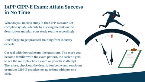 IAPP CIPP-E Exam Info | Syllabus | Questions