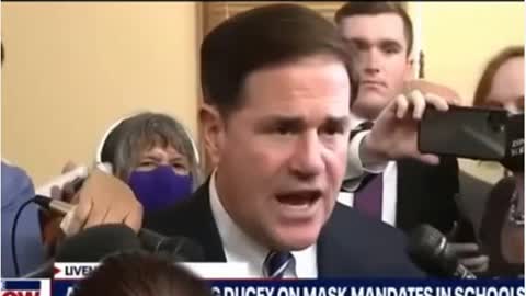 AZ governor Doug Ducey call the Biden administration weak and pathetic on many issues