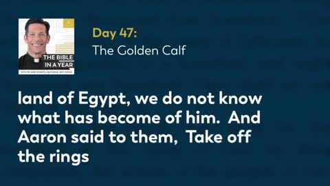 Day 47: The Golden Calf — The Bible in a Year (with Fr. Mike Schmitz)