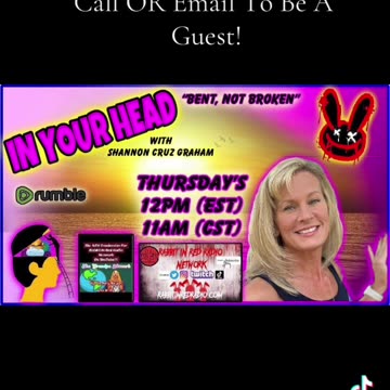 Let Shannon IN YOUR HEAD #BeAGuest #MentalHealth #MentalHealthAwareness