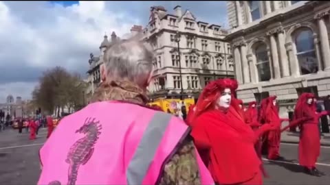 Extinction rebellion idiots called out for Satan worship.