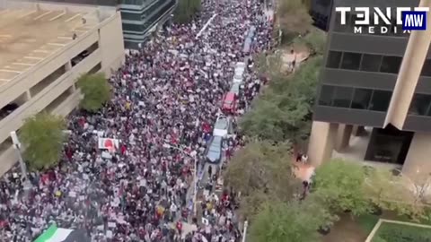 Pro Palestine Protest in Texas