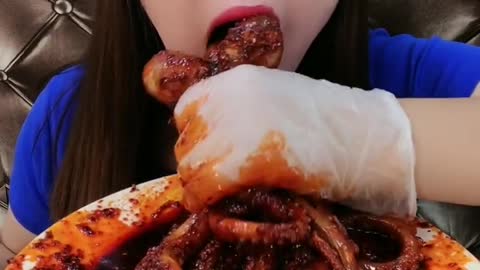 ASMR eating Spicy Seafood 🔥🔥🔥