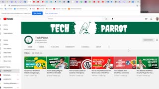 Tech Parrot YouTube Channel For Sale