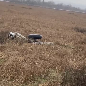 🇷🇺 Donbass. Footage of the destroyed Ukrainian plane. The pilot did not survive