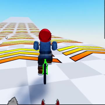 Probando bike of hell en #roblox