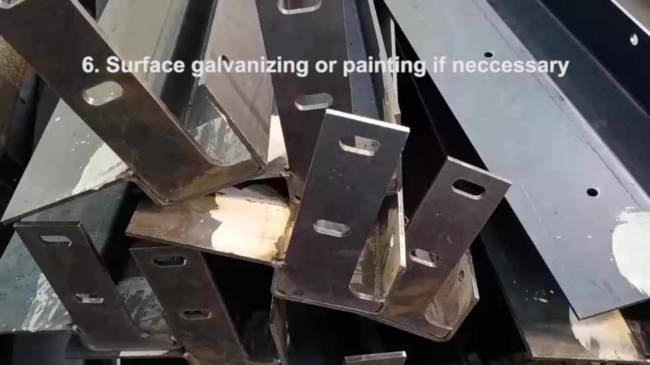 It requires machinery of a dozen types to fabricate steel structures