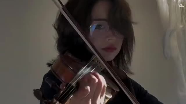 Violin playing