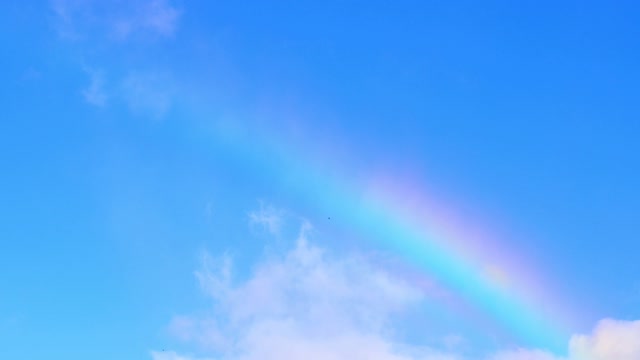 Rainbow in the sky