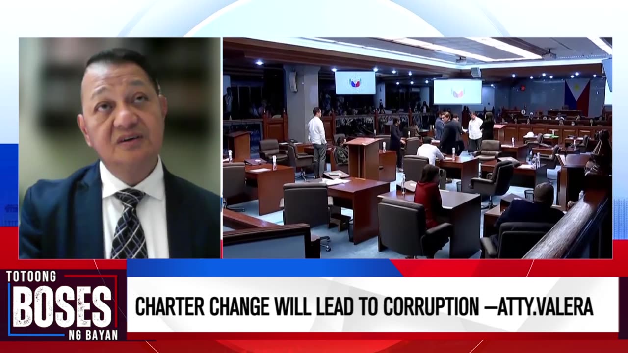CHARTER CHANGE WILL LEAD TO CORRUPTION ATTY. VALERA