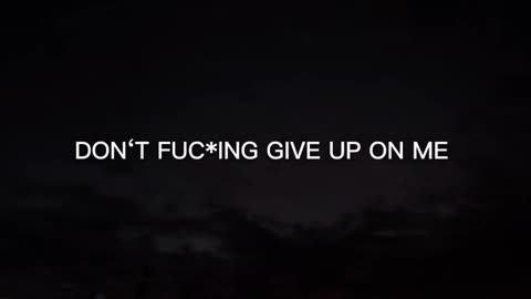 I know it‘s hard sometimes to keep moving but i want you to never give up.