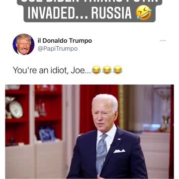 BIDEN AND PUTIN VERY FUNNY