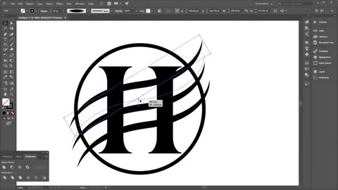 Initial logo design