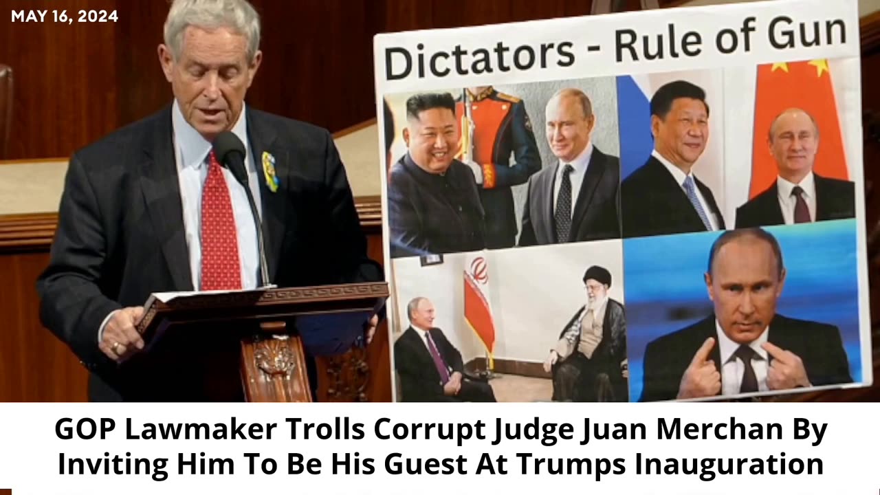 GOP Lawmaker Trolls Corrupt Judge Juan Merchan