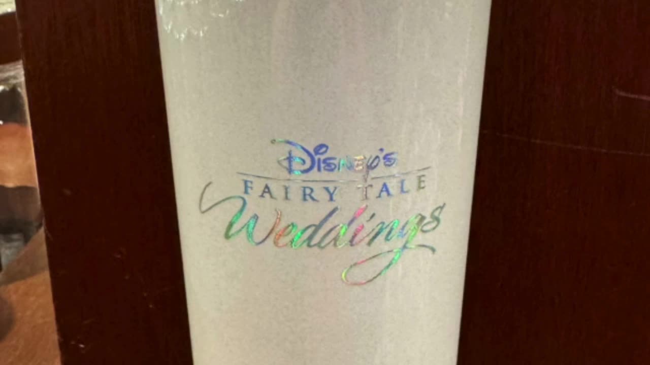 Disney Parks Corksicle Happily Ever After Wedding Water Bottle #sho