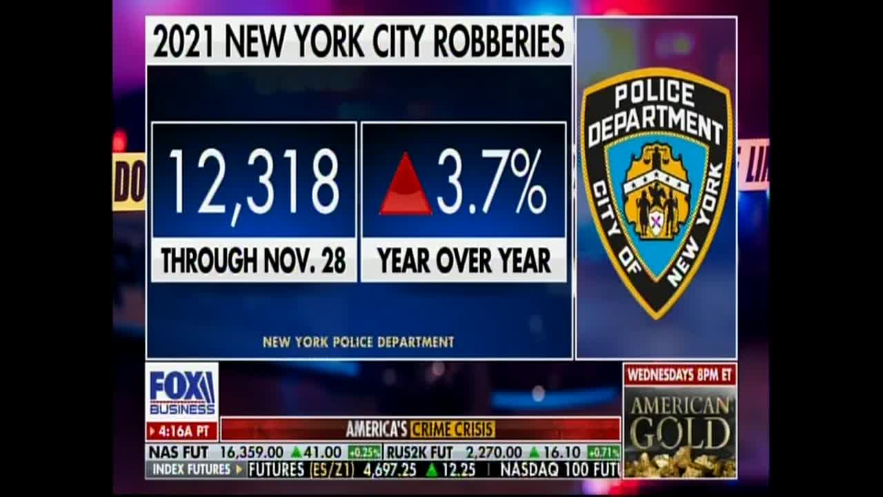 Mornings With Maria Bartiromo 2021-12-08 America's Crime Crisis