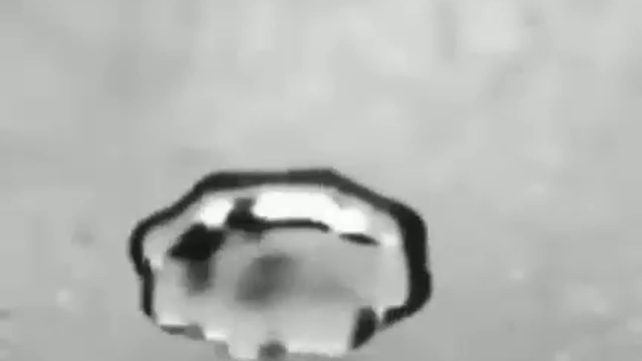 Acoustic levitation of a water droplet
