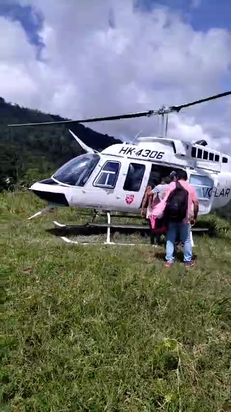Mujer atrapada en San Vicente de Chucurí