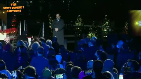 Biden took so long to appear on stage that LL Cool J had to re-introduce him.
