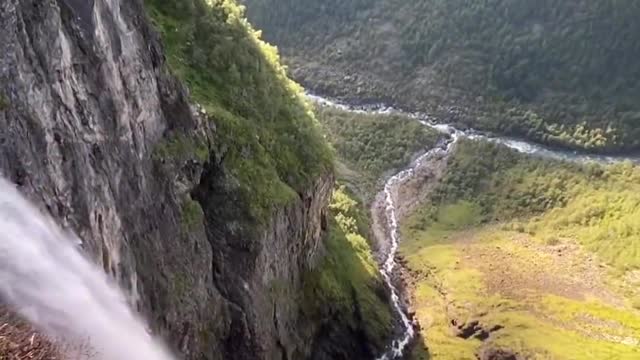 Vettisfossen waterfall