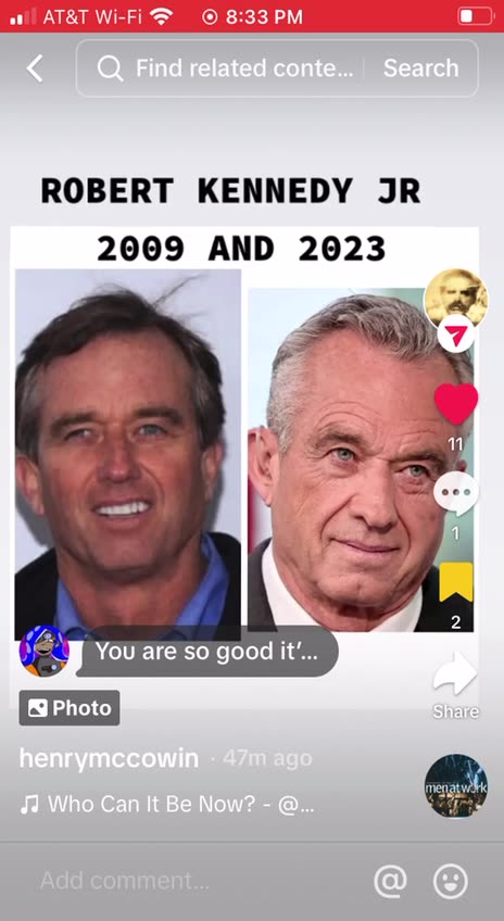 The guy running for President in 2024 is NOT the same RFK Jr ‼️ #Movie #Illusions